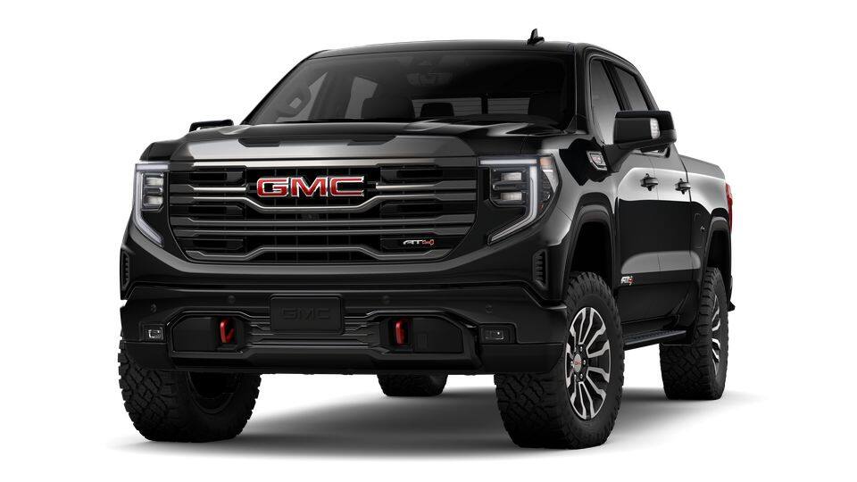 New 2025 GMC Sierra 1500 AT4 Black Widow Lifted Truck Crew Cab in Troy
